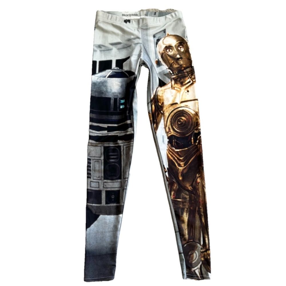 BLACKMILK Star Wars Themed Leggings Size Medium Novelty Cosplay Artsy - Picture 6 of 6